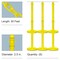 Mr. Chain Yellow Light Duty Stowable Stanchion Kit and Chain, 6PK 73502-6 - alternate 4